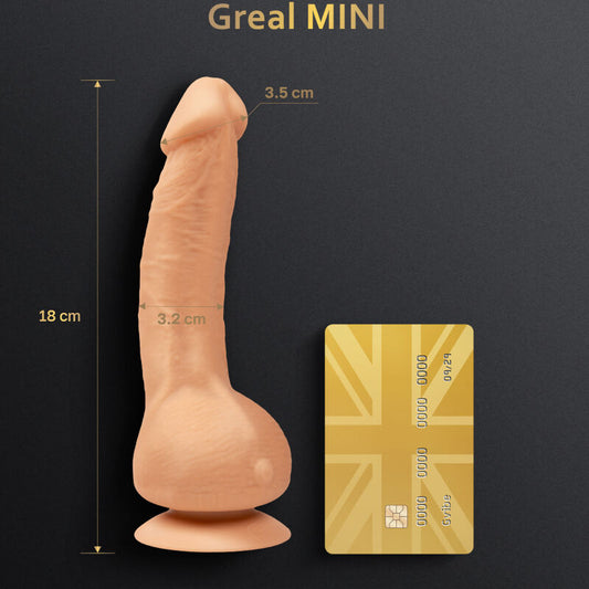 G-VIBE - GREAL MINIVIBRAATTORI DILDO LUONNOLLISTA SILIKONIA