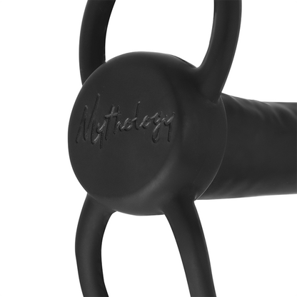 MYTOLOGI - COBI ONYX ANAL DILDO MED KUK OCH TESTIKELRING 13 SILIKON CM