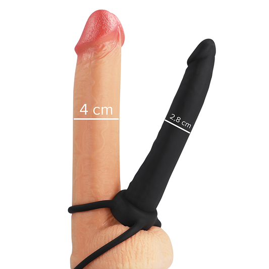 MYTOLOGIA - COBI ONYX ANAALIDILDO PENOLLE JA KIVESRENKAALLA 13 CM SILIKONI