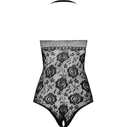 PASSION - BS094 MUSTA BODYSTOCK-HOUSUT, YKSI KOKO