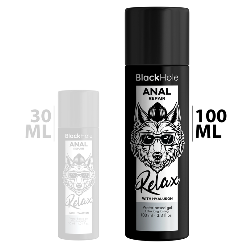 BLACK HOLE - ANAL REPAIR VESIPOHJAISET RENTOUTUVA HYALURONILLA 100 ML