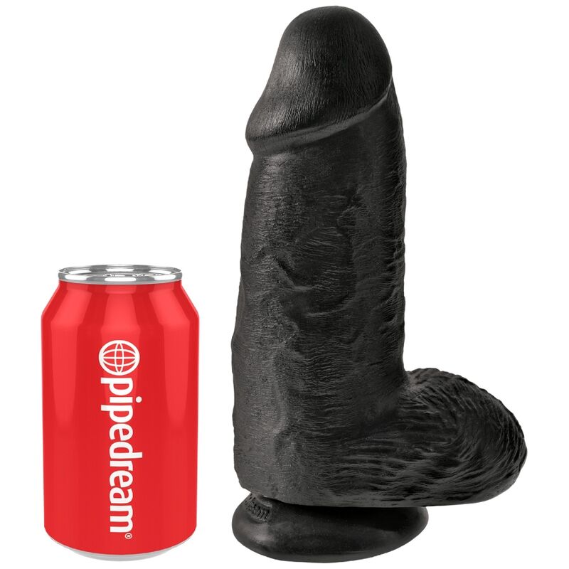 KING COCK - PUHKEA REALISTINEN PENIS 23 CM MUSTA