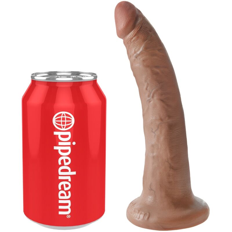 KING COCK - REALISTINEN PENIS 17,5 CM KARAMELLI