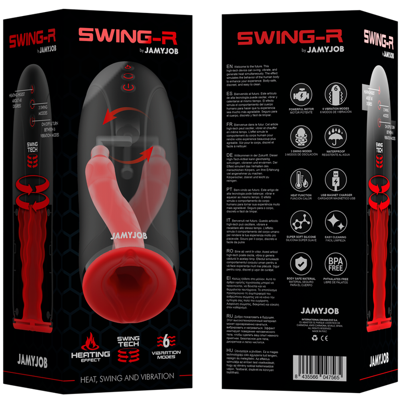 JAMYJOB - SWING-R VÄRMEFFEKT, SWINGTEKNIK OCH VIBRATIONSMASTURBATOR