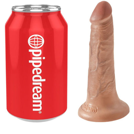 KING COCK - REALISTINEN PENIS 12 CM KARAMELLI