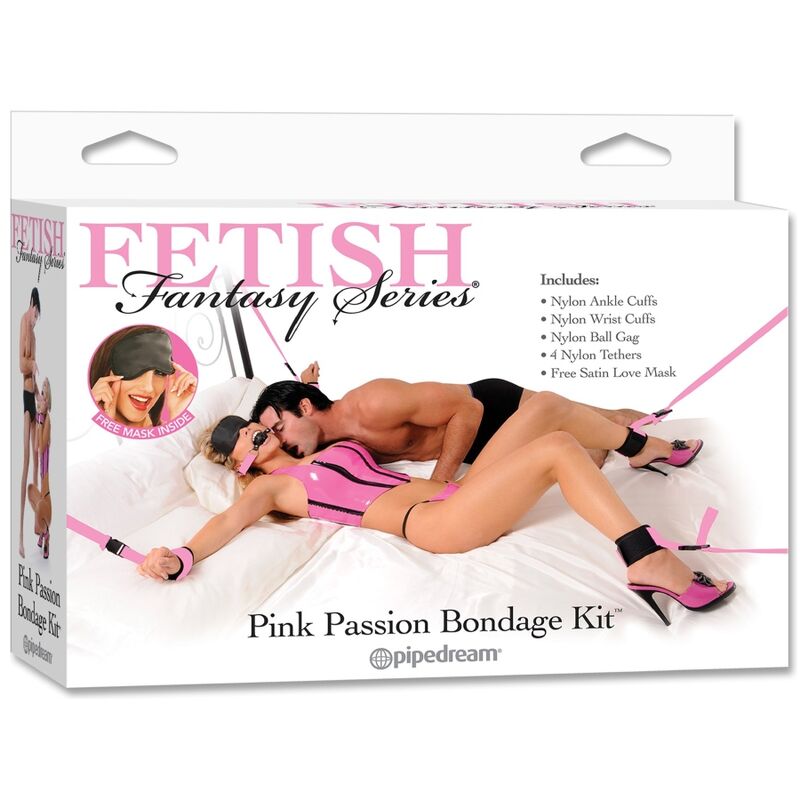 FETISCH FANTASY-SERIE - KIT BONDAGE ROSA
