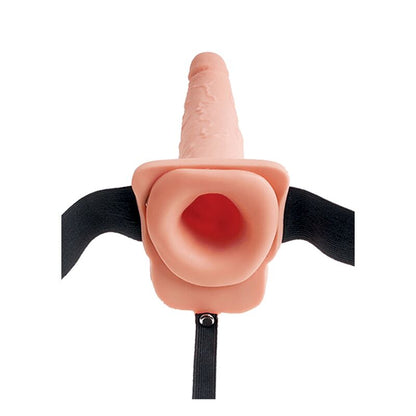 FETISH FANTASY SERIES - JUSTERBAR SELE REALISTISK PENIS MED KULL SOM SPRUTAR 19 CM