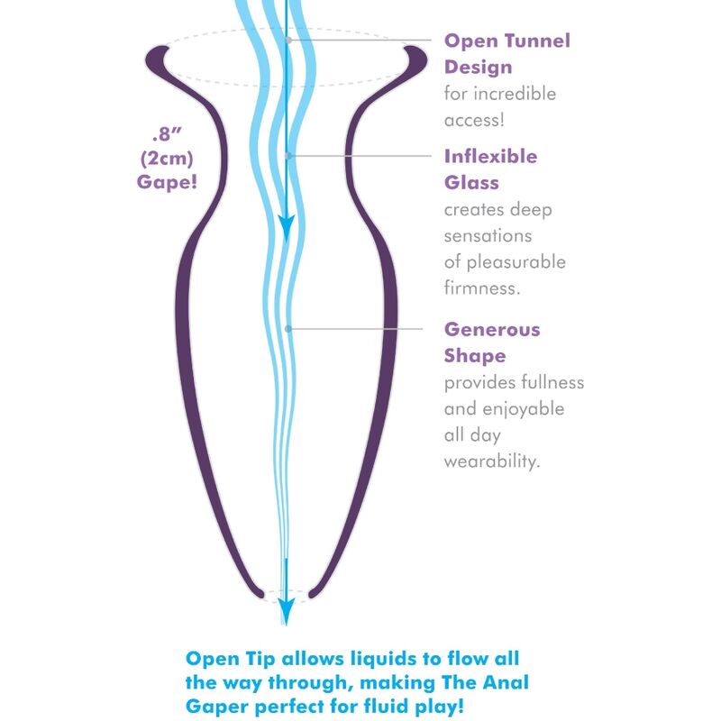 ANAL FANTASY ELITE COLLECTION - ANALGAPERDILATOR FÖR NYBÖRJARE KRISTALLSTORLEK S