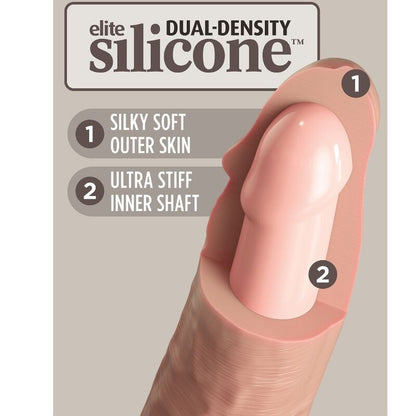 KING COCK - ELITE REALISTINEN SILIKONIDILDO 23 CM