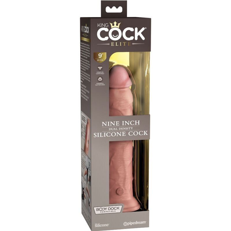 KING COCK - ELITE REALISTINEN SILIKONIDILDO 23 CM