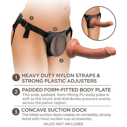 KING COCK - ELITE MUKAVAT SÄÄDETTÄVÄT VALJAAT