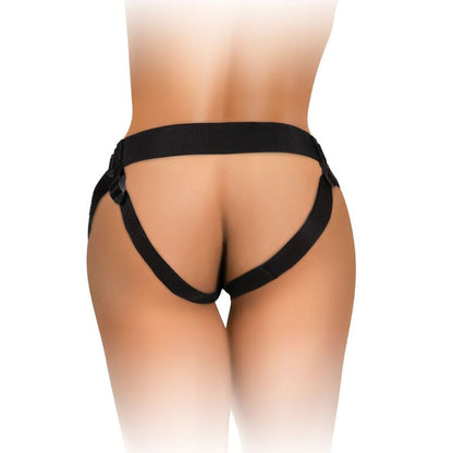 KING COCK - ELITE SÄÄDETTÄVÄT VALJAAT DILDOILLA 15,2 CM ALOITTELIJOILLE