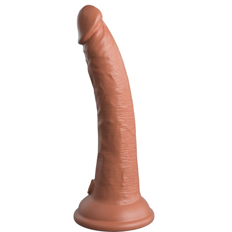 KING COCK - ELITE MUKAVA SÄÄDETTÄVÄ VALJAAT DILDOILLA 17,8 CM