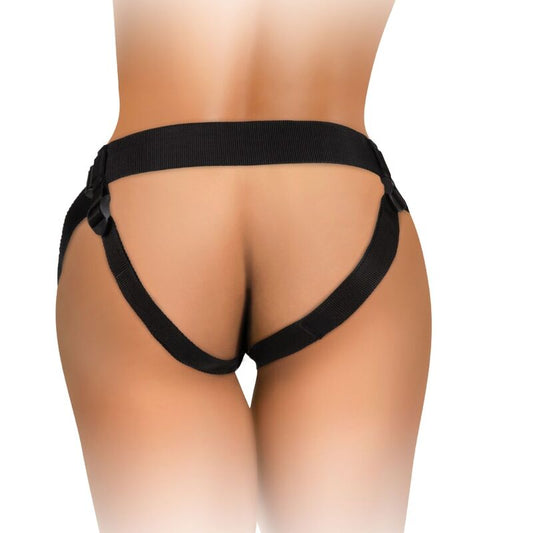 KING COCK - ELITE DELUXE SÄÄDETTÄVÄ VALJASPAKKAUS, RENKAAT KIVEKSISSÄ JA DILDOISSA 20,3 CM