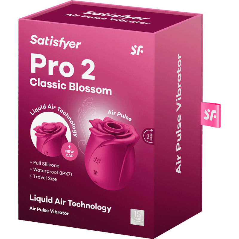 SATISFYER - AIR PULSE PRO 2 CLASSIC BLOSSOM -VIBRAATTORI