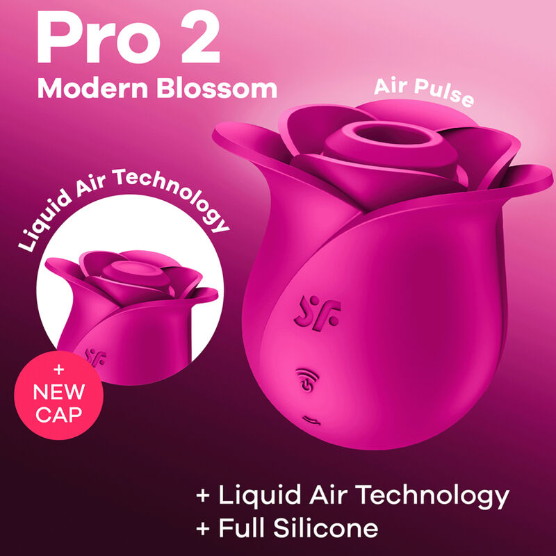 SATISFYER - AIR PULSE PRO 2 MODERN BLOSSOM -VIBRAATTORI