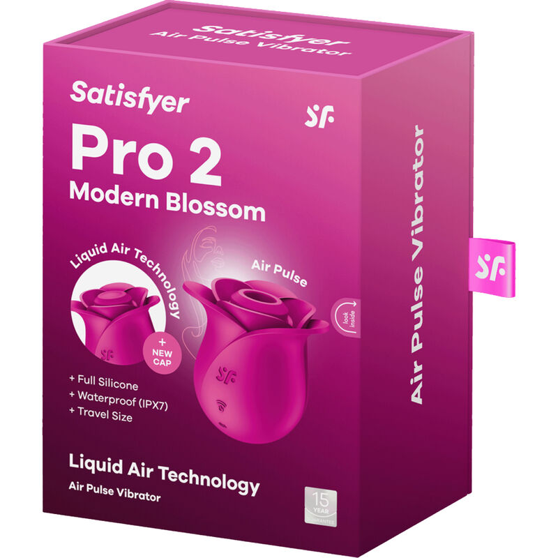 SATISFYER - AIR PULSE PRO 2 MODERN BLOSSOM -VIBRAATTORI