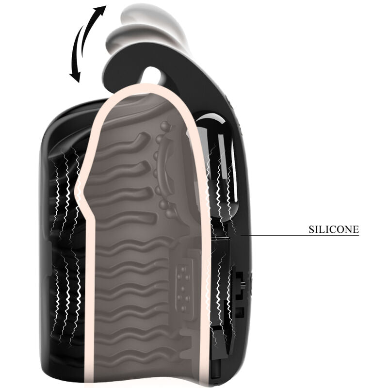 PRETTY LOVE - MANUAALINEN MASTURBAATORI GLAND-LADATAVALLE VIBRAATORILLE