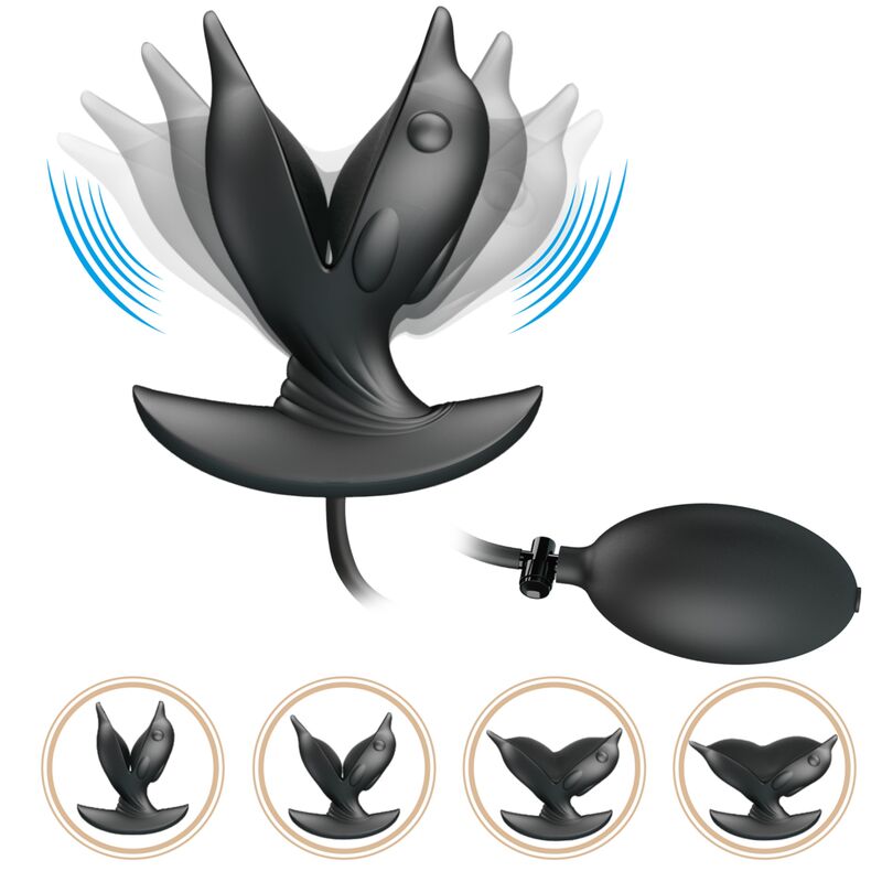 PRETTY LOVE - TÄYTETTÄVÄ JA LADATTAVA DELFIN-ANAALITULPPA