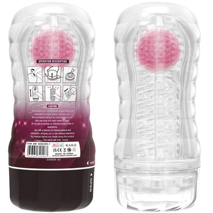 PRETTY LOVE - VAALEANPUNAINEN MASTURBAATORIN SUOJA