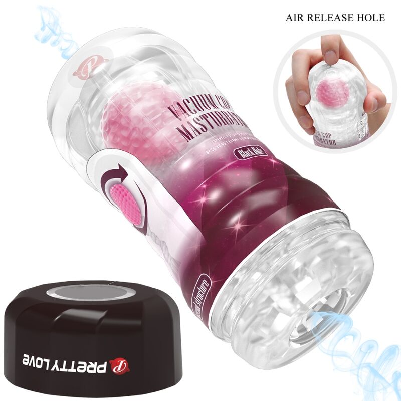 PRETTY LOVE - VAALEANPUNAINEN MASTURBAATORIN SUOJA