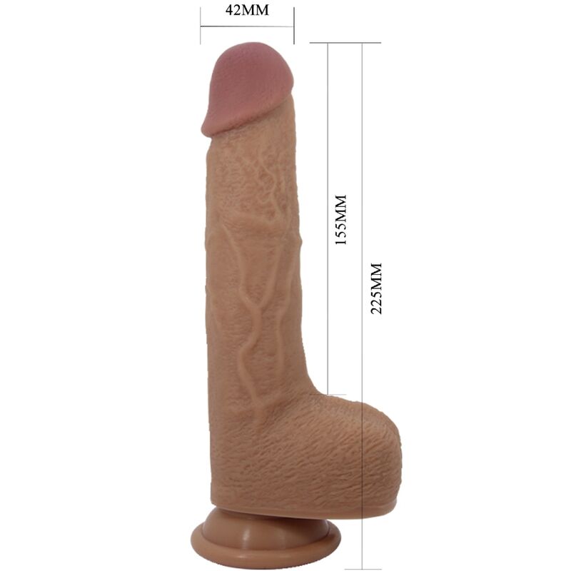 PRETTY LOVE - TOMMY REALISTINEN DILDOVIBRAATORI 22,5 CM
