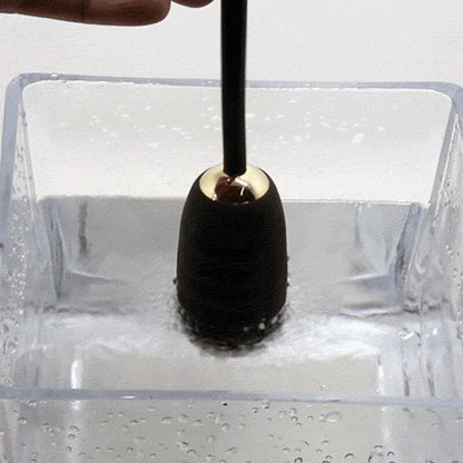 KAUNIS RAKKAUDEN - DOREEN LUXURY LADATTAVA VÄRISEVÄ MUNA MUSTA KAUKOSÄÄDIN