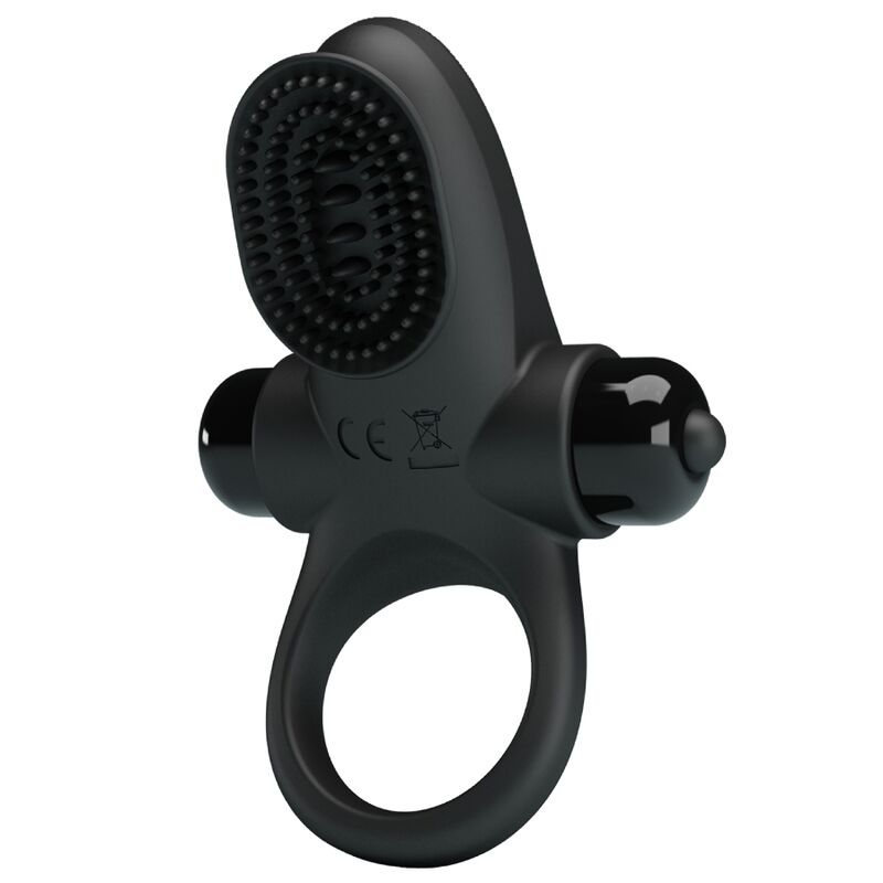 PRETTY LOVE - VIBRATORRING II FÖR DEN SVARTA PENISSEN