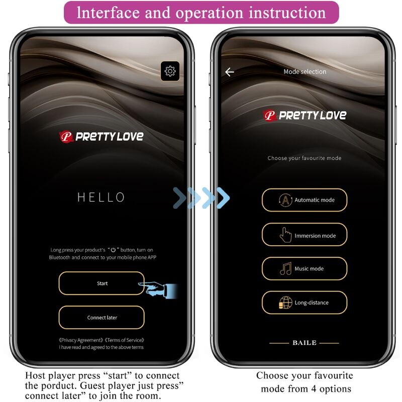 PRETTY LOVE - JEFFERSON SOVELLUKSELLA OHJATTAVA ANAALTAPULLA MUSTA