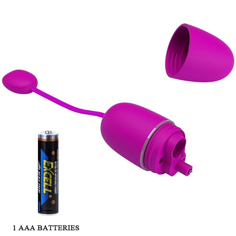 PRETTY LOVE - NYMFI VÄRISEVÄ MUNA, SOVELLUKSELLA OHJATTU VIOLETTI