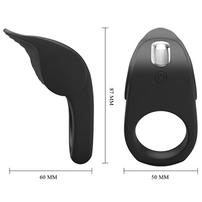 PRETTY LOVE - SUSANNA VÄRISEVÄ PENISRENGAS MUSTA