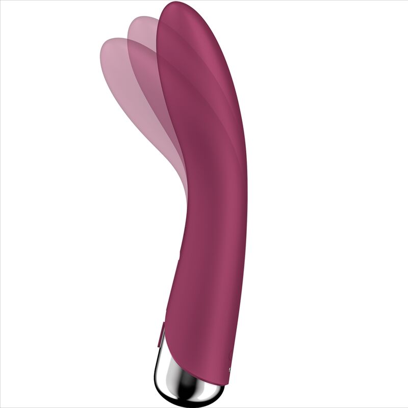 SATISFYER - PYÖRIVÄ VIBERI 1 G-PISTEEN KIERTÄJÄ PUNAINEN