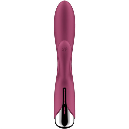 SATISFYER - PYÖRIVÄ KANI 1 KLITORIS JA PUNAINEN G-PISTE -STIMULAATIO