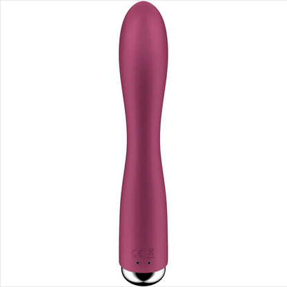 SATISFYER - PYÖRIVÄ KANI 1 KLITORIS JA PUNAINEN G-PISTE -STIMULAATIO