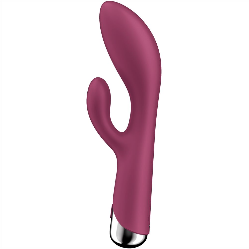 SATISFYER - PYÖRIVÄ KANI 1 KLITORIS JA PUNAINEN G-PISTE -STIMULAATIO