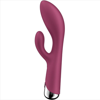SATISFYER - PYÖRIVÄ KANI 1 KLITORIS JA PUNAINEN G-PISTE -STIMULAATIO