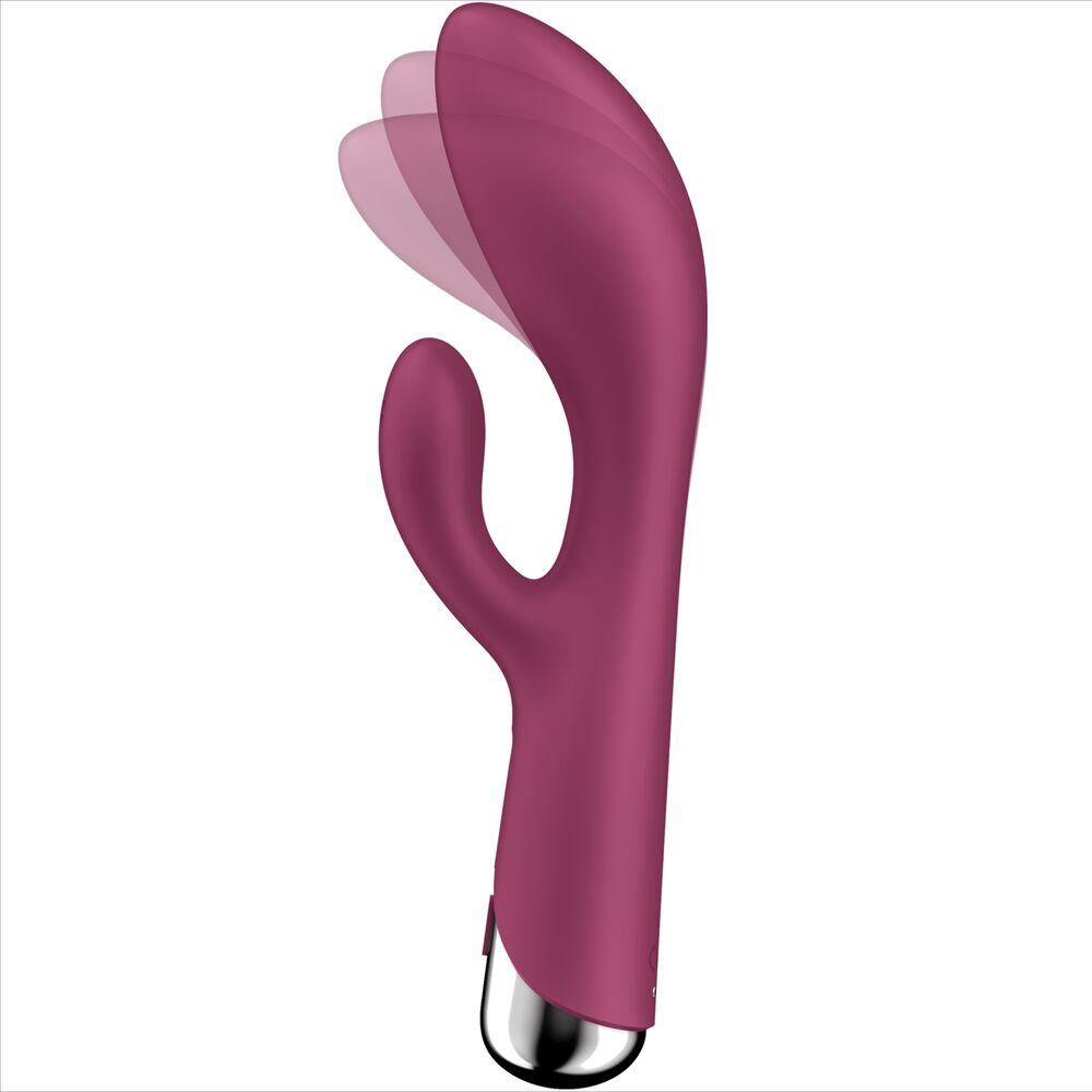 SATISFYER - PYÖRIVÄ KANI 1 KLITORIS JA PUNAINEN G-PISTE -STIMULAATIO