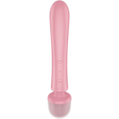 SATISFYER - TRIPLE LOVER KANIVIBRAATORI HIERONTALAITTEENA VAALEANPUNAINEN