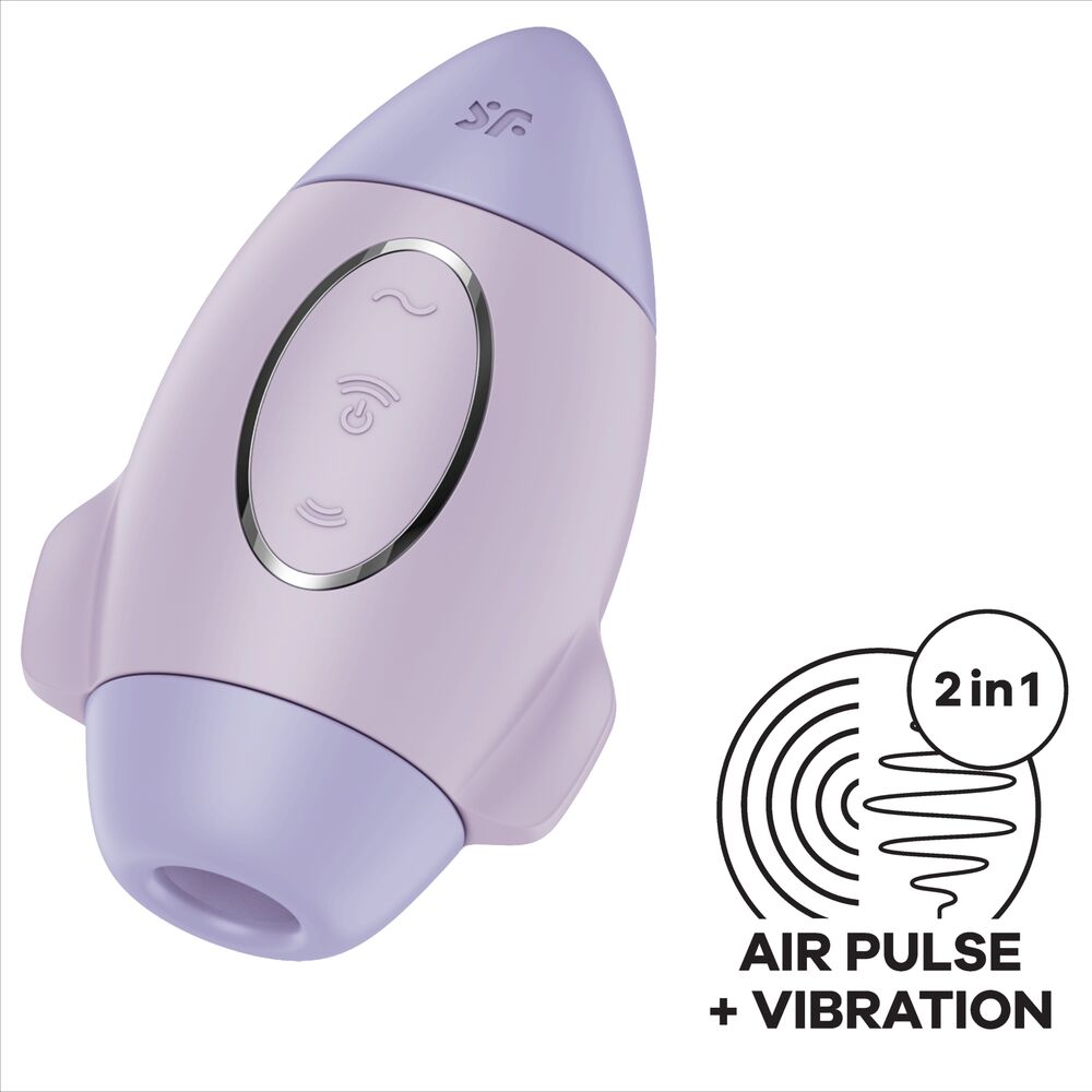 SATISFYER - MISSION CONTROL LILAC PIENI KAKSOISMULSIVIBRAATORI