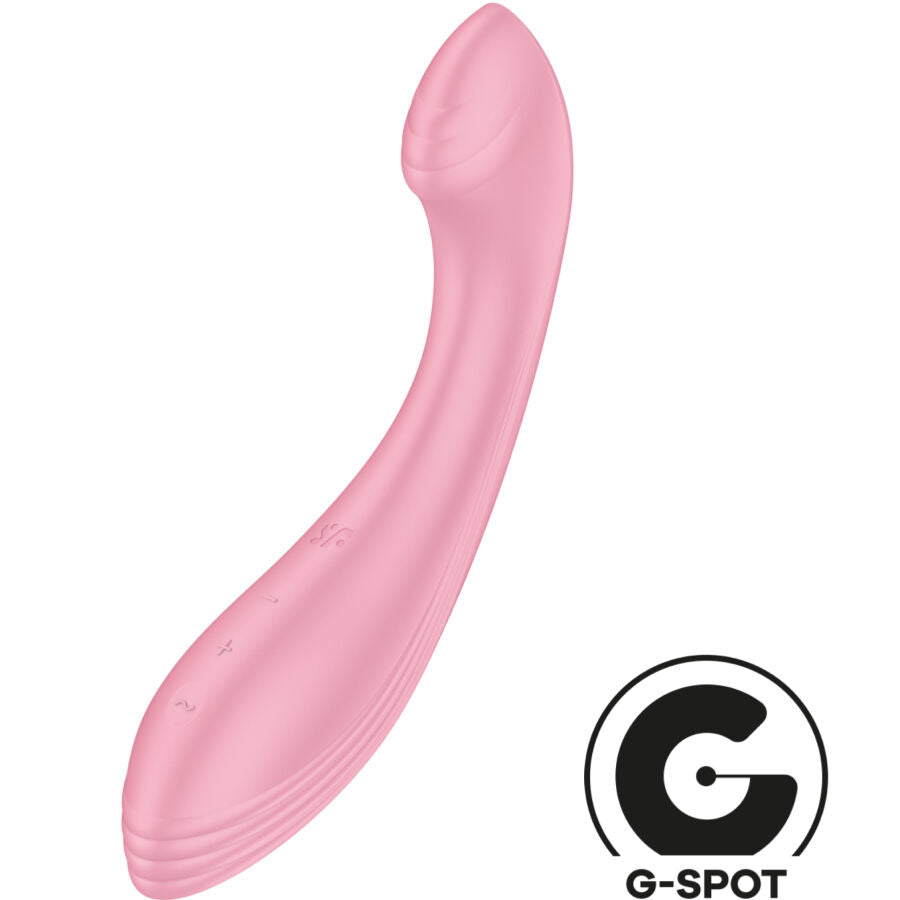 SATISFYER - G-FORCE-VIBRAATTORI G-PISTEEN STIMULAATTORI VAALEANPUNAINEN
