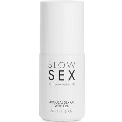 BIJOUX - SLOW SEX SEKSUAALINEN HIERONTAÖLJY CBD:LLÄ 30 ML