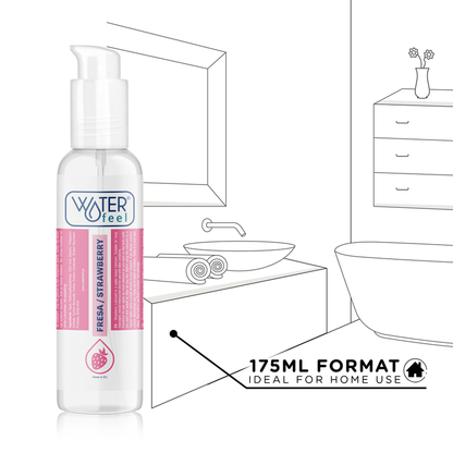 WATERFEEL - MANSIKKA VESIPOHJAISET LIUKAUTUSAINEET 175 ML