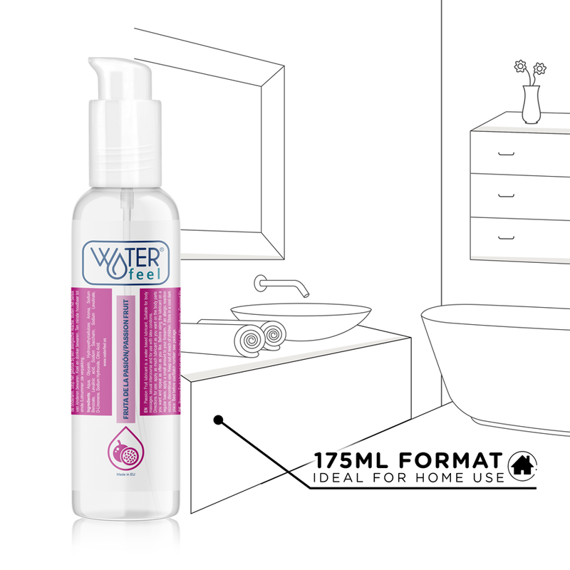 WATERFEEL - PASSIONHEDELMÄ VESIPOHJAISET LIUKAUTUSAINEET 175 ML