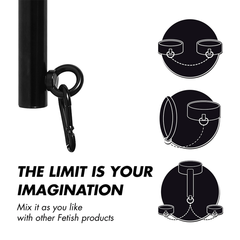 FETISSINEN ALISTUVASIDONTA - SÄÄDETTÄVÄ EROTUSTANKO 4 OSAA