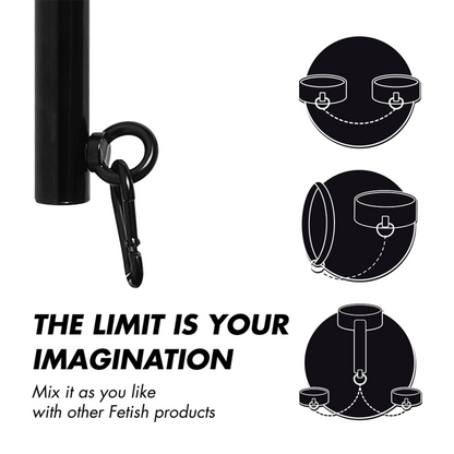 FETISSINEN ALISTUVASIDONTA - SÄÄDETTÄVÄ EROTUSTANKO 4 OSAA