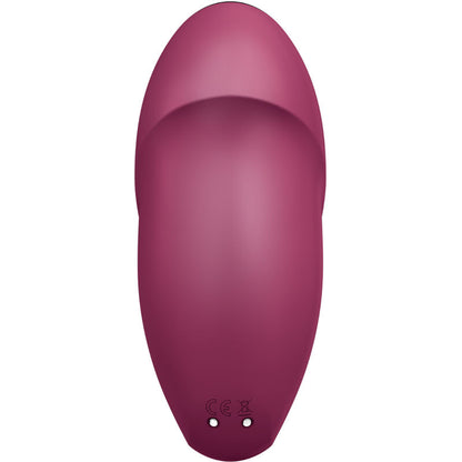 SATISFYER - TAP &amp; CLIMAX 1 -LAY-ON-VIBRAATTORI PUNAINEN