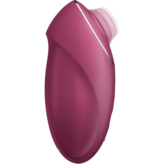 SATISFYER - TAP &amp; CLIMAX 1 -LAY-ON-VIBRAATTORI PUNAINEN