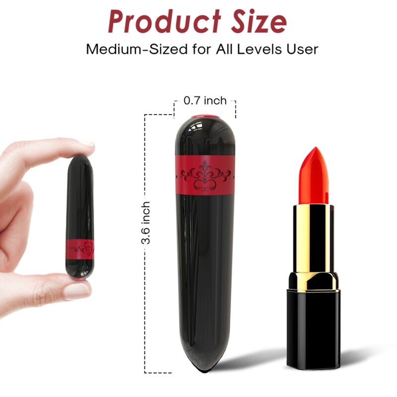 ARMONY - ROCKET VIBRATOR BULLET KAUKOSÄÄDIN MUSTA