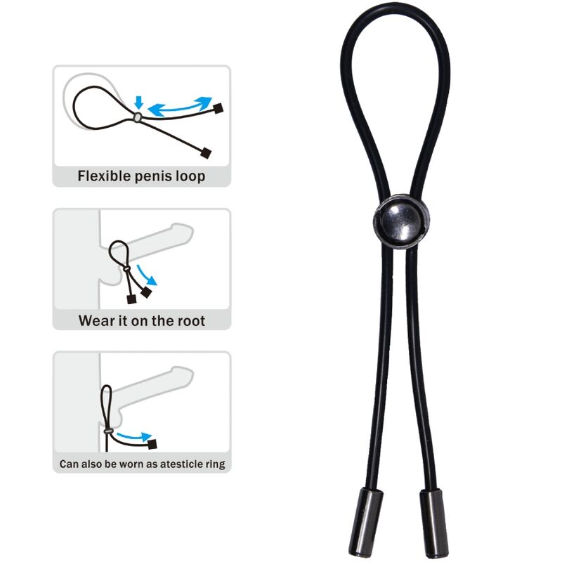 KAUNIS RAKKAUS - NAUHASTA TEKEVÄ PENISRENGAS JA KIVEKSET