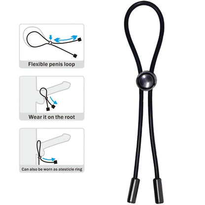 KAUNIS RAKKAUS - NAUHASTA TEKEVÄ PENISRENGAS JA KIVEKSET